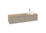 Villeroy & Boch Antao Waschtischunterschrank 1600x360x500mm L38051HK mit Beleuchtung FK/AP: HK/1