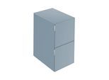 Keuco Edition 11 Art Sideboard 32542860400 40x70x49cm, 2 Frontauszüge, Glas satiniert, blue satin