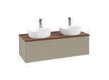 Villeroy & Boch Antao Waschtischunterschrank 1200x360x500mm L35052HK mit Beleuchtung FK/AP: HK/2