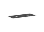 hansgrohe Xilesa E Konsole 54280760 1375x550mm, ohne Hahnloch, 2 Ausschnitte, schiefergrau matt