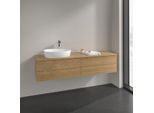 Villeroy und Boch Antao Waschtisch-Unterschrank K26151HN 160x36x50cm, Hahnlochbohrung, Waschbeckenplattenfarbe honey oak, honey oak
