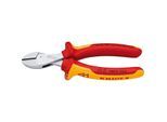 KNIPEX X-Cut Kompakt-Seitenschneider 7306160, 160mm Hochübersetzt Kunststoff-Griffen KNIPEX