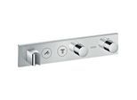 hansgrohe Axor ShowerSolutions Thermostatmodul Select 18355000, chrom, für 2 Verbraucher