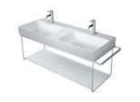 Duravit DuraSquare Metallkonsole 0031181000 126,5 x 45,1 cm, wandhängend, chrom