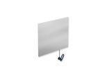 Hewi Kippspiegel 801.01.10050 600x540x6mm, mit Halter/Griff, stahlblau