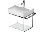 Duravit DuraSquare Metallkonsole 0031334600 56,5x38,1cm, wandhängend, schwarz matt