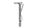 LAUFEN Kartell Standsäulen-Einhebelmischer mit Deco Disc H3213310041211, freistehend, mit Brause