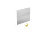 Hewi Kippspiegel 801.01.10018 600x540x6mm, mit Halter/Griff, senfgelb