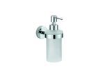 nwb Seifenspender Pro 020 P02412 chrom, Glas satiniert, mit Befestigungstechnik