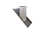 Bertrams Dw Dacheindichtung 22DE45VA550 30°-45°, Ø 550 mm, VA/Bleiflansch, mit Regenkragen