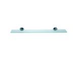 nwb Glasablage Pro 020 P02200 chrom, Glas satiniert, mit Befestigungstechnik
