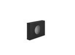 Hewi System 900 Hygienebeutelspender 900.06.01160DC aus Edelstahl, pulverbeschichtet, schwarz tiefmatt, Wandmontage