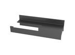 Emco Aura Papierhalter 850013401 schwarz matt, Aufnahme links