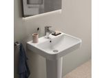 Ideal Standard i.life B Waschtisch T533601 ohne Hahnloch, mit Überlauf, 55 x 44 x 18 cm, weiß