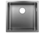 Hansgrohe S719-U450 Unterbauspüle 43426800 Edelstahl, 1 Hauptbecken