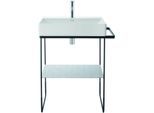 Duravit DuraSquare Metallkonsole 0031014600 bodenstehend, zu Waschtisch 235360, schwarz matt