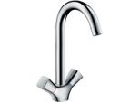hansgrohe Logis Küchen Armatur 71280000 chrom, schwenkbarer Auslauf