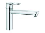 Grohe BauFlow Spültisch-Einhebelmischer 31688000 chrom, schwenkbarer, mittelhoher Auslauf