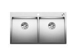 Blanco Claron Spüle 521654 400/400-IF/A, 88,5 x 51 cm, Edelstahl, mit PushControl Ablauffernbedienung
