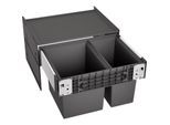 Blanco Abfallsystem 526203 2 Behälter, mit Systemabdeckung, 1 x 30 l und 1 x 19 l
