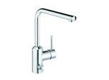 Kludi L-INE Küchenarmatur Multi Armatur 428160577 chrom, schwenkbarer Auslauf, mit Absperrung