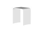 Steinberg Hocker 4307000W 400x300x430mm, aus MineoStone, weiß