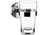 Emco Glashalter Polo chrom, Kristallglas klar