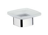 Emco Loft Seifenhalter 053000101 chrom, Standmodell, Kristallglas satiniert