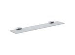 Emco Loft Ablage 051000160 600 mm, Kristall Glas satiniert, Halter chrom