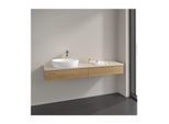 Villeroy und Boch Antao Waschtisch-Unterschrank L15053HN 160x19x50cm, Hahnlochbohrung, Waschbeckenplattenfarbe botticino, honey oak
