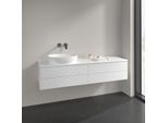 Villeroy und Boch Antao Waschtisch-Unterschrank L26110MT 160x36x50cm, Waschbeckenplattenfarbe Lack, white matt lacquer, mit Beleuchtung