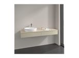 Villeroy und Boch Antao Waschtisch-Unterschrank K15153HJ 160x19x50cm, Hahnlochbohrung, Waschbeckenplattenfarbe botticino, silk grey matt lacquer