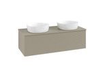 Villeroy & Boch Antao Waschtischunterschrank 1200x360x500mm K35110HK mit Struktur FK/AP: HK/0