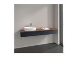 Villeroy und Boch Antao Waschtisch-Unterschrank K15152HG 160x19x50cm, Hahnlochbohrung, Waschbeckenplattenfarbe warm walnut, midnight blue matt lacquer