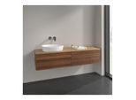 Villeroy und Boch Antao Waschtisch-Unterschrank L26111HM 160x36x50cm, Waschbeckenplattenfarbe honey oak, warm walnut, mit Beleuchtung
