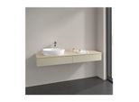 Villeroy und Boch Antao Waschtisch-Unterschrank L15053HJ 160x19x50cm, Hahnlochbohrung, Waschbeckenplattenfarbe botticino, silk grey matt lacquer