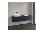 Villeroy und Boch Antao Waschtisch-Unterschrank K37010HG 160x36x50cm, Waschbeckenplattenfarbe Lack, midnight blue matt lacquer