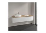 Villeroy und Boch Antao Waschtisch-Unterschrank L37011GF 160x36x50cm, Waschbeckenplattenfarbe honey oak, glossy white lacquer