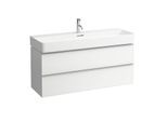 LAUFEN Space Waschtischunterschrank H4102221601011 118,5x52x41cm, mit 2 Schubladen, Nussbaum hell