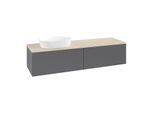 Villeroy & Boch Antao Waschtischunterschrank 1600x360x500mm L37013GK mit Beleuchtung FK/AP: GK/3