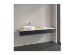 Villeroy und Boch Antao Waschtisch-Unterschrank K15153HG 160x19x50cm, Hahnlochbohrung, Waschbeckenplattenfarbe botticino, midnight blue matt lacquer