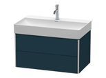 Duravit XSquare Waschtisch-Unterschrank XS416209898 78,4x39,7x46cm, 2 Schubkästen, Nachtblau seidenmatt