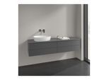 Villeroy und Boch Antao Waschtisch-Unterschrank K26110GK 160x36x50cm, Waschbeckenplattenfarbe Lack, anthracite matt lacquer