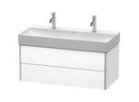 Duravit XSquare Waschtisch-Unterschrank XS416301818 98,4x39,7x46cm, 2 Schubkästen, weiß matt
