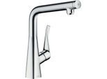 hansgrohe Metris Select 320 Küchenarmatur 14883000 chrom, schwenkbarer Auslauf