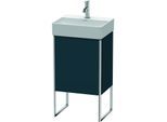 Duravit XSquare Waschtisch-Unterschrank XS4441R9898 43,4x49,9x34cm, Tür rechts, Nachtblau seidenmatt