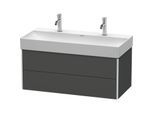 Duravit XSquare Waschtisch-Unterschrank XS416304949 98,4x39,7x46cm, 2 Schubkästen, Graphit matt