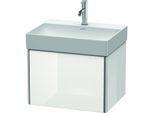 Duravit XSquare Waschtisch-Unterschrank XS406102222 58,4x39,7x46cm, 1 Auszug, weiß hochglanz
