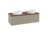 Villeroy & Boch Antao Waschtischunterschrank 1200x360x500mm L35112HK mit Beleuchtung mit Struktur FK/AP: HK/2