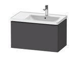 Duravit D-Neo Waschtisch-Unterschrank DE425504949 78,4 x 45,2 cm, Graphit Matt, wandhängend, 1 Auszug